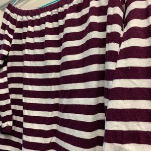 J. Crew Striped Off-the-Shoulder Top